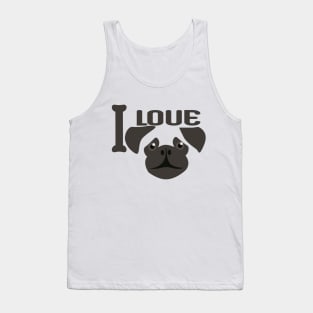 I LOVE DOGS, MAN'S BEST FRIEND Tank Top